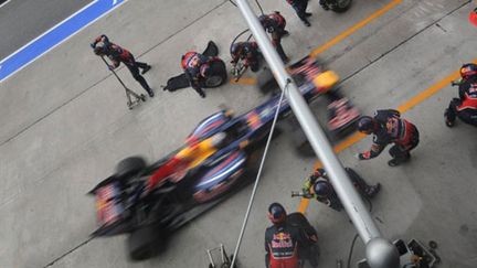 Sebastian Vettel (Red Bull) a parfaitement maîtrisé sa course. Sur piste, comme aux stands. 