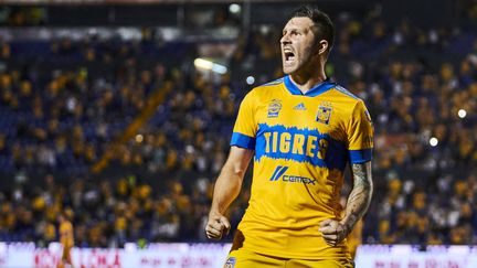 Le Français André-Pierre Gignac sera accompagné de Florian Thauvin dès la saison prochaine au Mexique, sous le maillot des Tigres de Monterrey. (JORGE MARTINEZ / 623)