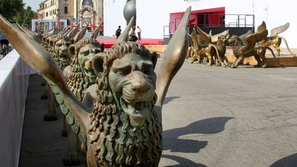 Sculptures de lions pour la Mostra de Venise
 (OLYMPIA/SIPA)