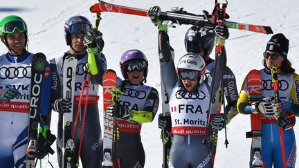 Ski alpin : les Bleus champions du monde par équipe à Saint Moritz