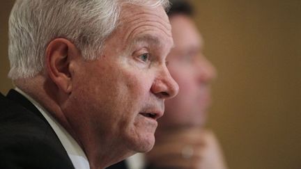 Le secrétaire américain à la défense Robert Gates (AFP/CHARLES DHARAPAK)