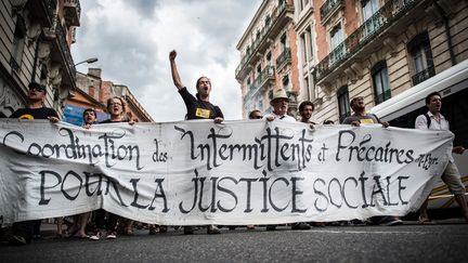 Manifestation d'intermittents à Toulouse le 16 juin 2014
 (LANCELOT FREDERIC/SIPA)