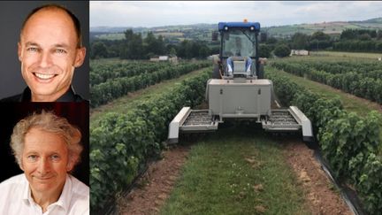 Bertrand Piccard et Gérard Feldzer présentent un désherbant sans herbicides (ROOTWAVE)