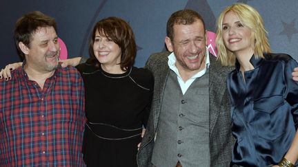 L'équipe de "La Ch'tite famille" autour de Dany Boon
 (FRANCK CASTEL / MAXPPP)