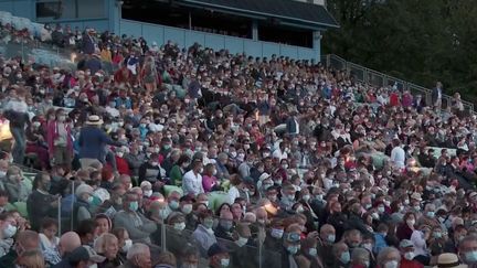 Près de 12 000 personnes ont assité à la célèbre Cinéscénie du Puy du Fou, vendredi 24 juillet.&nbsp; (FRANCE3 / FRANCETV INFO)