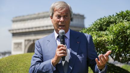 L'industriel Vincent Bolloré, le 26 juin 2017 à Paris. (ZAKARIA ABDELKAFI / AFP)