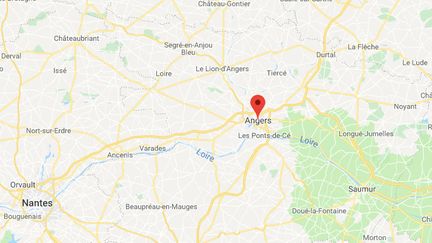 Angers, dans le Maine-et-Loire.&nbsp; (GOOGLE MAPS)