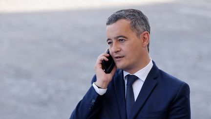 Le ministre de l'Intérieur, Gérald Darmanin, à Paris le 14 juillet 2022. (LUDOVIC MARIN / AFP)