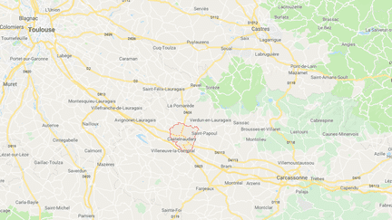 La fillette a été découverte à son domicile à Castelnaudary (Aude), le 14 octobre 2018. (GOOGLEMAPS)