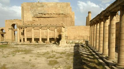 Le palais royal du site antique de Hatra en Irak, photographié en 2003.
