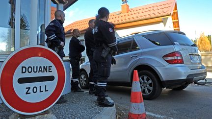 Une douane à la frontière france-suisse de La Cure (Jura). Photo d'illustration. (MAXPPP)