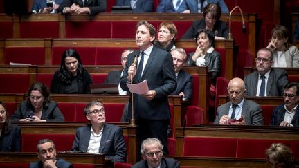 Le député PS Jérôme Guedj à l'Assemblée nationale, à Paris, le 14 février 2023. (ARTHUR N. ORCHARD / HANS LUCAS / AFP)