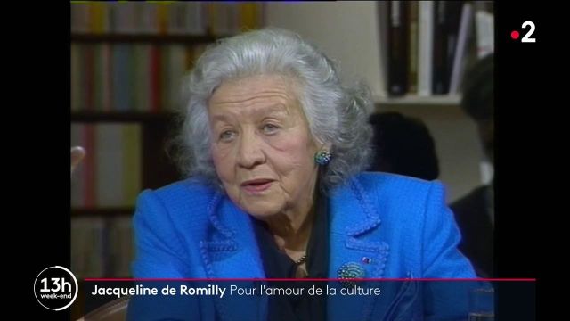 Une Battante Jacqueline De Romilly Femme De Lettres Passionnee De Grec Ancien