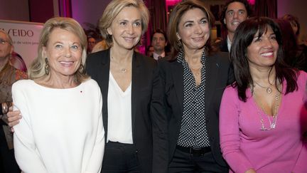 Le prix des femmes d'influence 2015 : Sophie de Menthon, présidente d'ETHIC, Valérie Pecresse, ancienne ministre, présidente de la région&nbsp;Ile-de-France, Martine Vassal, présidente du conseil départemental des Bouches-du-Rhône, et Samia Ghali, sénatrice des Bouches-du-Rhône (MAXPPP)