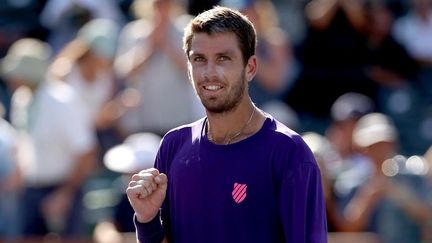 Cameron Norrie s'est qualifié pour la finale de l'Indian Wells, samedi 16 octobre. (MATTHEW STOCKMAN / GETTY IMAGES NORTH AMERICA)