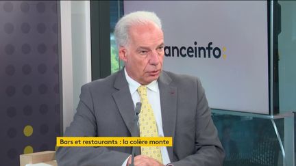 Alain Griset, ministre délégué aux PME, était l'invité éco du lundi 28 septembre 2020. (FRANCEINFO / RADIOFRANCE)