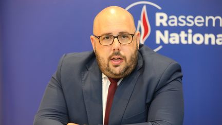 Philippe Vardon, conseiller régional RN de Provence-Alpes-Côte-d'Azur, à Nice, le 7 juin 2021. (MAXPPP)