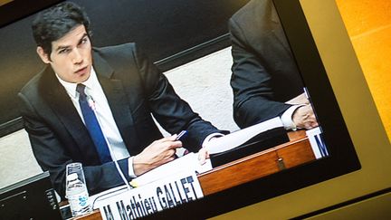 &nbsp; (Mathieu Gallet devant l'Assemblée nationale ce mercredi © Maxppp)