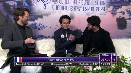 Adam Siao Him Fa est champion d'Europe de patinage artistique pour la première fois de sa carrière. Avec un Total de 267.77, le Français devance l'italien Matteo Rizzo et le Suisse Lukas Britschgi.