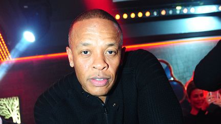 Dr Dre le 21 février 2014 à Paris, au Club 79.
 (Anthony Ghnassia / Sipa)