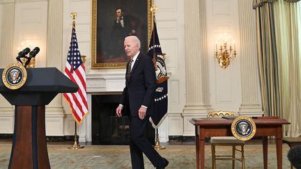 Le président américain, Joe Biden, à la Maison Blanche, le 24 février 2021. (SAUL LOEB / AFP)