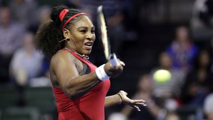 L'Américaine Serena Williams, le 8 février 2020, à Everett (Washington).  (ELAINE THOMPSON/AP/SIPA / SIPA)