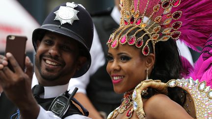 Le Carnaval de Notting Hill le 29 août 2016.
 (DANIEL LEAL-OLIVAS / AFP)