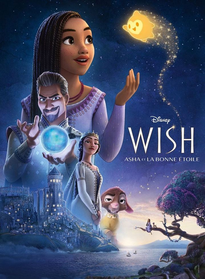 L'affiche de "Wish - Asha et la bonne étoile" de Chris Buck et Fawn Veerasunthorn (2023). (THE WALT DISNEY COMPANY FRANCE)