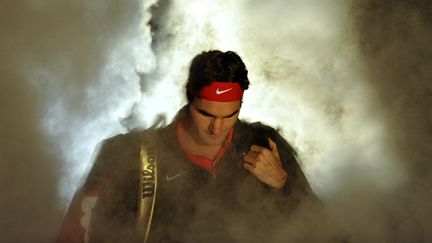 Roger Federer sort de la brume au Masters de Londres (GLYN KIRK / AFP)