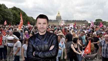 Olivier Besancenot souhaite créer un "front commun" pour la grève du 22 mars 2018.
 (MONTAGE FRANCEINFO)