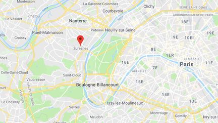 La commune de Suresnes, dans les Hauts-de-Seine (GOOGLE MAPS)