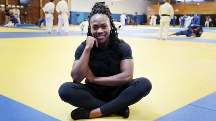 Clarisse Agbégnénou tentera de décrocher une médaille d'or à Tokyo fin juillet, le seul titre qui manque à son palmarès chez les - de 63 kg. (JEAN-BAPTISTE QUENTIN / MAXPPP)