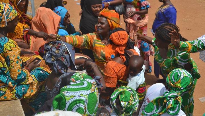 Naky Sy Savané lors d'une manifestation dédiée aux femmes.  (DR)