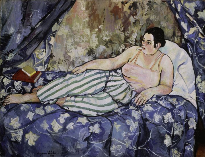 Suzanne Valadon, "La Chambre bleue", 1923, Limoges, musée des Beaux-Arts, en dépôt au Centre Pompidou, Musée national d‘Art moderne (© Centre Pompidou, MNAM-CCI, Dist. RMN-Grand Palais / Jacqueline Hyde)