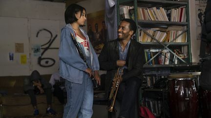 "The Eddy", Netflix. André Holland et&nbsp;Amandla Stenberg. (LOU FAULON)