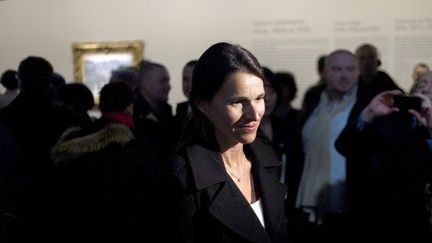 Aurélie Filippetti lors d'une soirée des Restos du Coeur au Musée d'Orsay
 (FRED DUFOUR / AFP)