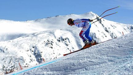 Marion Rolland au départ de la descente