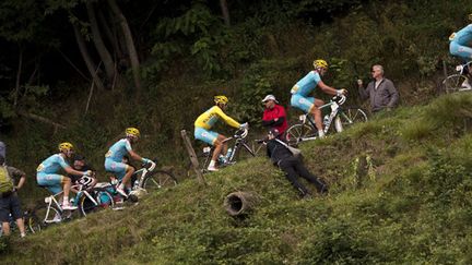 Vincenzo Nibali sera-t-il inquiéter à Chamrousse ? (LIONEL BONAVENTURE / AFP)