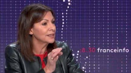 Anne Hidalgo, le 21 janvier 2022. (FRANCEINFO / RADIO FRANCE)