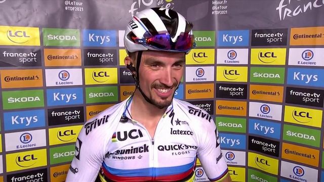 "C'est un bonheur", se réjouit Julian Alaphilippe