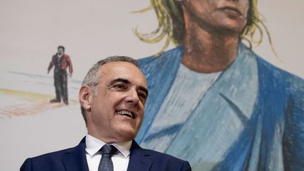 Le directeur artistique de la 72e Mostra de Venise Alberto Barbera à la présentation de la sélection (29 juillet 2015)
 (Tiziana Fabi / AFP)