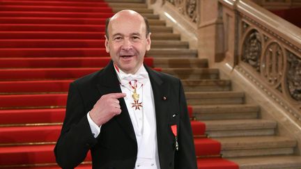 Le Français Dominique Meyer à l'Opéra de Vienne (Autriche), dont il était alors le directeur, le 28 février 2019. (HELMUT FOHRINGER / APA-PICTUREDESK / AFP)