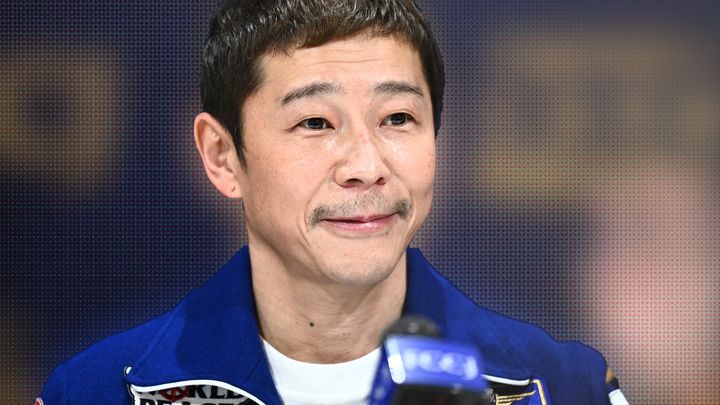 Yusaku Maezawa. (PHILIP FONG / AFP)