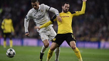 Ensemble dans le groupe H, le Real et Dortmund se sont rencontré à 10 reprises en Ligue des champions.  (JAVIER SORIANO / AFP)