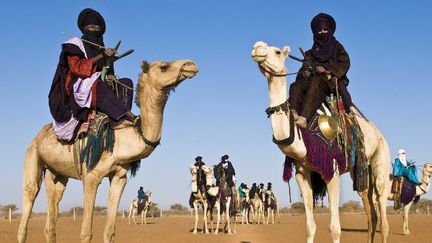 Agadez, porte d'entrée du Sahara. Le Festival de l'Aïr attire des touaregs venus de toute la région. (Photo AFP/Emilie Chaix)