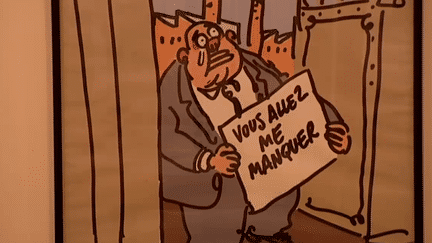 dessin de Tignous dans Charlie Hebdo
 (France 3 / Culturebox)