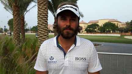 Le Cannois Victor Dubuisson en tête du classement dans la grande finale de Dubaï&nbsp; (Fabrice Rigobert / RF)