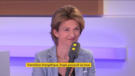 Isabelle Kocher, directrice générale d'Engie, le 1er mars 2019 sur franceinfo. (FRANCEINFO / RADIOFRANCE)