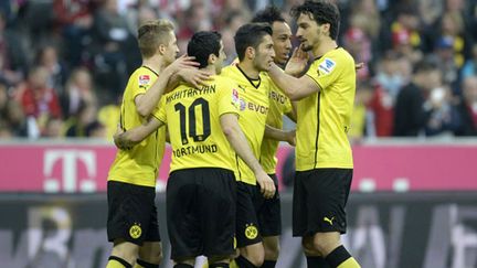 La joie des joueurs du Borussia Dortmund