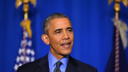 Le président américain Barack Obama le 1er décembre 2015 à Paris. (MUSTAFA YALCIN / ANADOLU AGENCY / AFP)